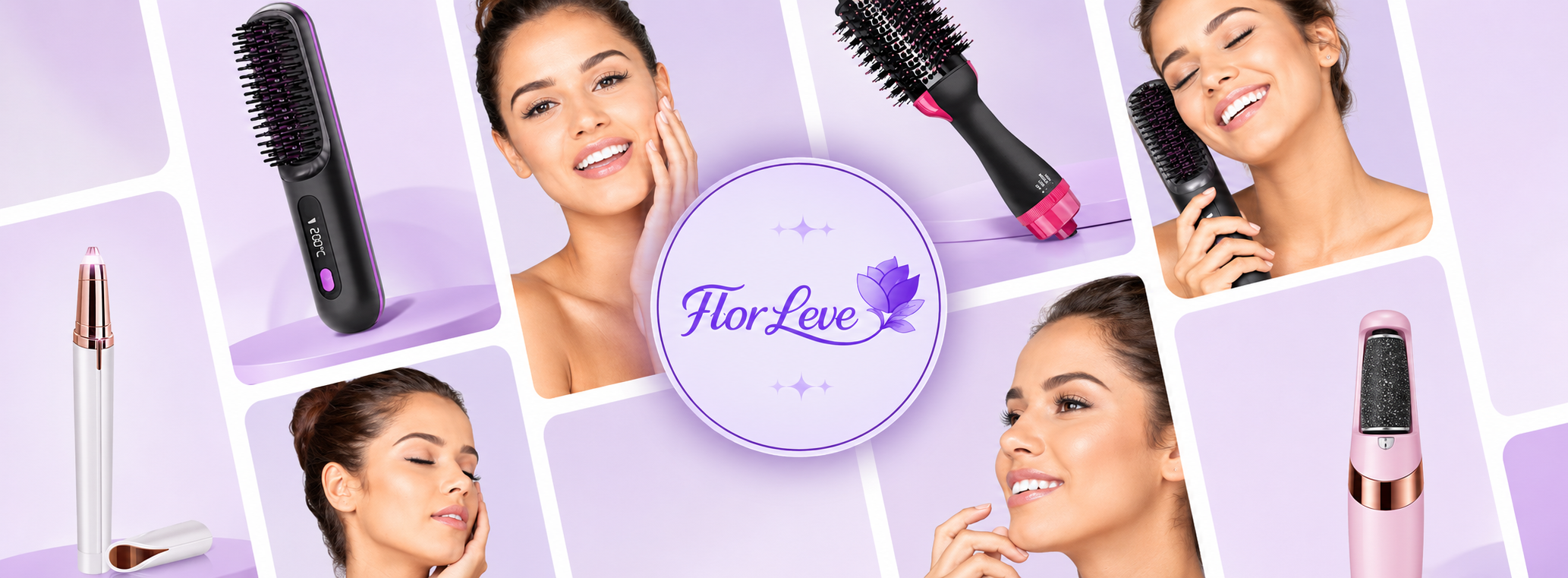 Seleção de produtos Flor Leve